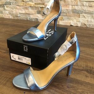Naturalizer Kinsley Blue Metallic Heels